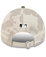 New Era Women's Light Beige/Olive Baltimore Orioles 2025 Armed Forces Day 9TWENTY Adjustable Hat