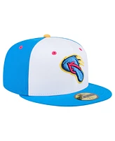 New Era Men's White/Blue San Antonio Missions Copa de la Diversion 59FIFTY Fitted Hat