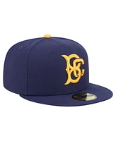 New Era Men's Navy Brooklyn Cyclones Authentic Collection 59FIFTY Fitted Hat