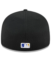 New Era Men's Black Seattle Mariners City Connect Batting Practice Low Profile 59FIFTY Fitted Hat