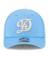 New Era Men's Light Blue Los Angeles Dodgers City Connect Batting Practice 9FORTY M-Crown Adjustable Hat