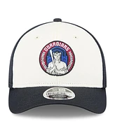 New Era Men's Navy/White Cleveland Guardians City Connect Batting Practice 9FORTY M-Crown Adjustable Hat