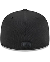 New Era Men's Black Pittsburgh Pirates City Connect Batting Practice 59FIFTY Fitted Hat
