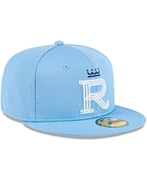 New Era Men's Light Blue Kansas City Royals City Connect Batting Practice 59FIFTY Fitted Hat