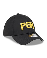 New Era Men's Black Pittsburgh Pirates City Connect Batting Practice 39THIRTY Flex Hat