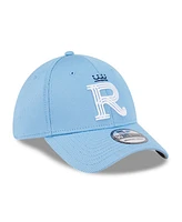 New Era Men's Light Blue Kansas City Royals Connect Batting Practice 39THIRTY Flex Hat