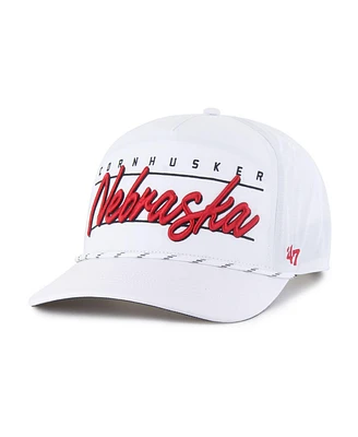 '47 Brand Men's White Nebraska Huskers Condor Hitch Brrr Adjustable Hat