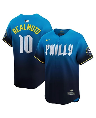 Nike Men's J.t. Realmuto Navy Philadelphia Phillies City Connect Limited Jersey