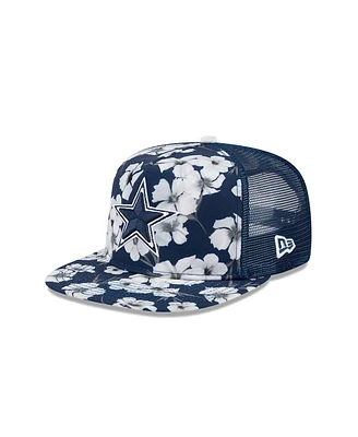 New Era Men's Navy Dallas Cowboys Adventure Pattern Golfer Adjustable Hat