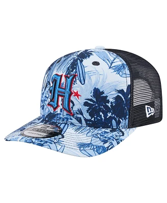 New Era Men's Navy Houston Texans Hula Trucker 9SEVENTY Adjustable Hat