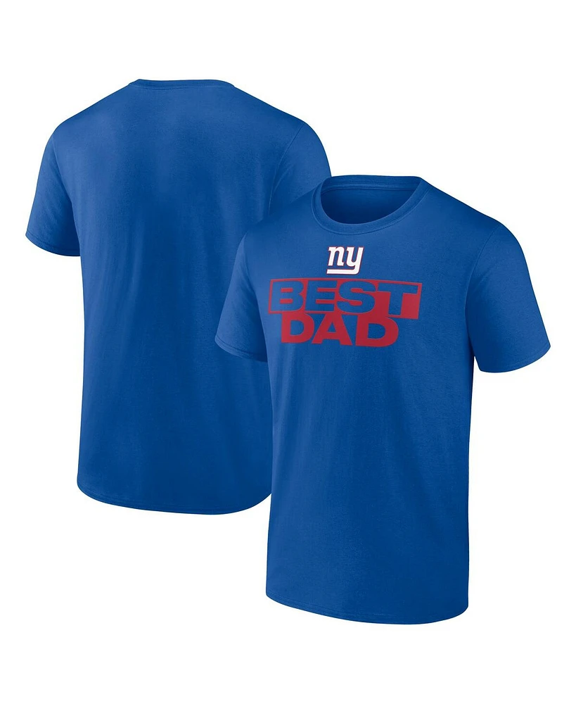 Logo Athletic Men's Royal New York Giants Best Dad T-Shirt