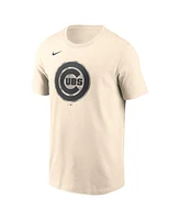 Nike Men's Cream Chicago Cubs Camo Logo T-Shirt