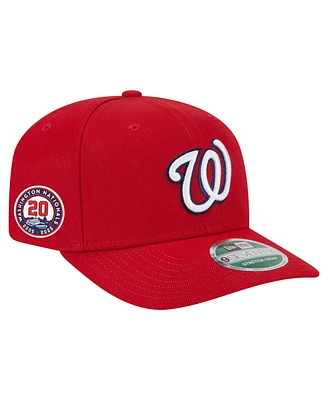 New Era Men's Red Washington Nationals 20th Anniversary Replica 9SEVENTY Adjustable Hat
