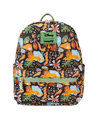 Loungefly The Lion King 30th Anniversary Silhouette Canvas Square Mini Backpack