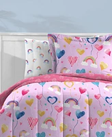 Dream Factory Balloon Hearts Reversible -Pc. Comforter Set