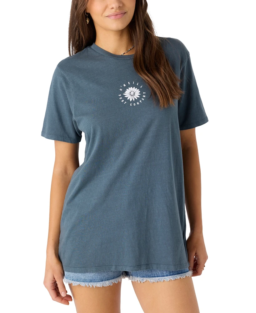 O'Neill Juniors' Pacific Bloom Graphic T-Shirt