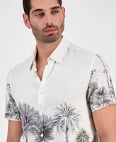 Guess Men's Palm Canyon Short Sleeve Button-Front Shirt