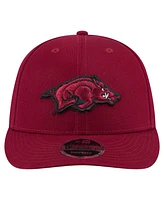 New Era Men's Cardinal Arkansas Razorbacks Low Profile 9FIFTY Snapback Hat