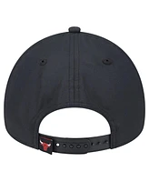 New Era Men's Black Chicago Bulls Throwback Gradient A-Frame 9FORTY Adjustable Hat
