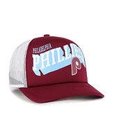 '47 Brand Men's Red Philadelphia Phillies Meander Foam Trucker Snapback Hat