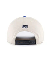 '47 Brand Men's Cream/Navy Atlanta Braves Fiji Rope Hitch Adjustable Hat