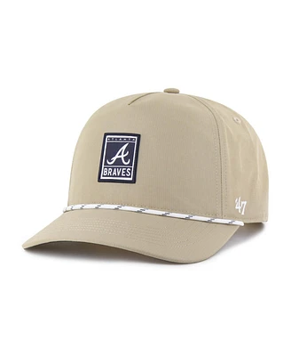 '47 Brand Men's Khaki Atlanta Braves Cozumel Hitch Adjustable Hat