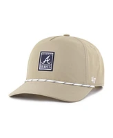'47 Brand Men's Khaki Atlanta Braves Cozumel Hitch Adjustable Hat