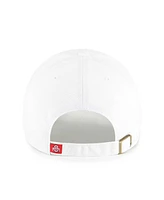 '47 Brand Men's White Ohio State Buckeyes Clean Up Adjustable Hat