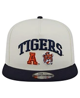 New Era Men's White Auburn Tigers Collegiate 9FIFTY A-Frame Snapback Hat