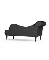 Gold Sparrow 32" Polyester Napa Diamond Tufted Chaise Lounge