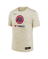 Nike Men's Cream Los Angeles Angels 2025 City Connect Authentic Collection Velocity Performance T-Shirt