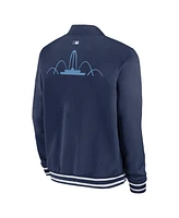 Nike Men's Navy Kansas City Royals Authentic Collection Connect Full-Zip Bomber Jacket