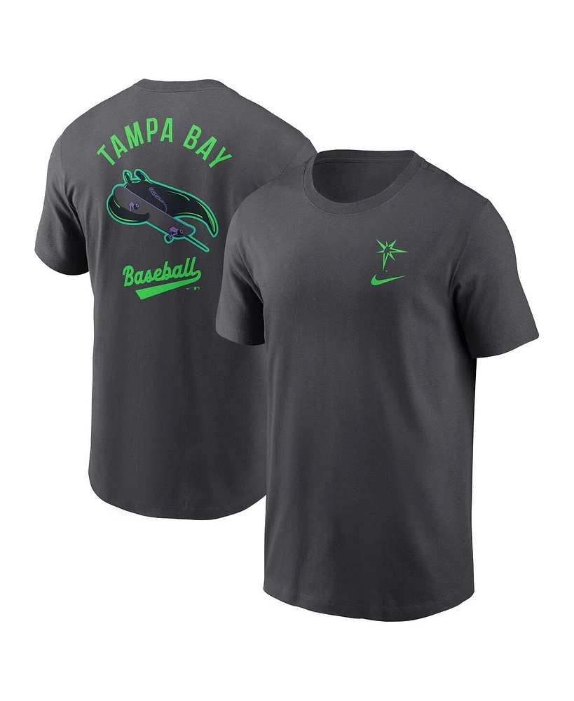 Nike Men's Anthracite Tampa Bay Rays 2025 City Connect T-Shirt