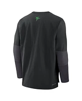 Nike Men's Black Tampa Bay Rays Authentic Collection City Connect Lightweight Player Tri-Blend Performance Long Sleeve T-Shirt