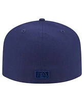 New Era Men's Navy Miami Marlins Color Pack A-Frame 59FIFTY Fitted Hat