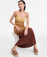 I.n.c. International Concepts Women's Ombre Sleeveless Sweater Dress, Exclusively at Macy's
