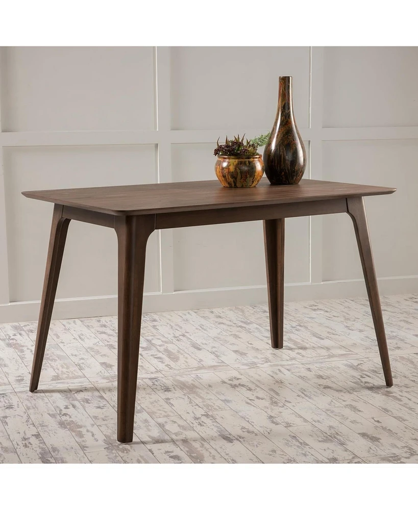 Dining Table Solid Wood Legs, Walnut