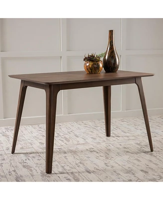 Dining Table Solid Wood Legs, Walnut