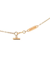Pre-Owned Tiffany & Co. Mini T Smile Pendant Necklace 18K Gold