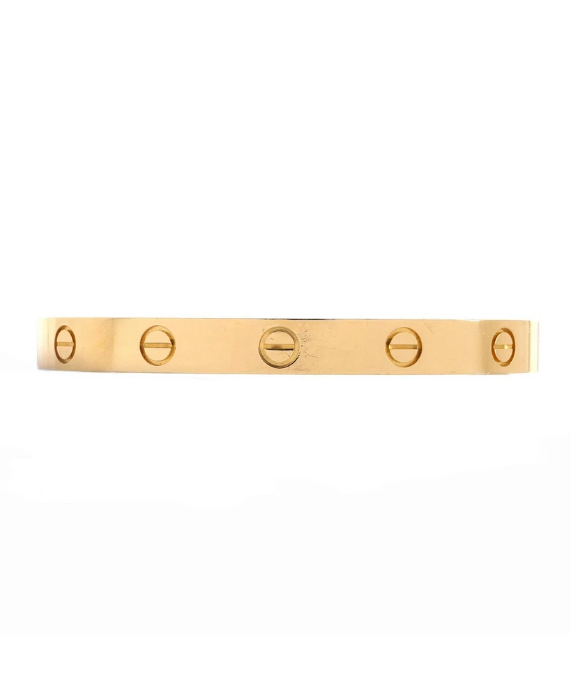 Pre-Owned Cartier Love Cuff Bracelet 18K Gold
