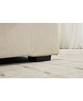 83" Modern Sofa Couches for Living Room, 3 Seater Sofa with Detachable Cover & double cushioning,Beige