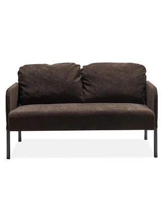 Modern 2-Seater Sofa, Comfy Loveseat for Small Spaces