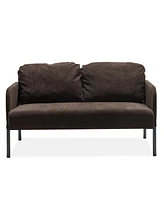 Modern 2-Seater Sofa, Comfy Loveseat for Small Spaces