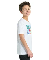 adidas Big Boy Short Sleeve Multi-Sport Grid Graphic T-Shirt