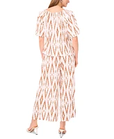 Vince Camuto Women's Square-Neck Puff-Sleeve Blouse