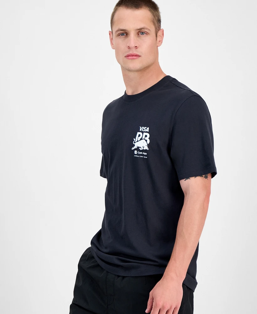 Hugo Boss Men's Core Fanwear Relaxed Fit Short Sleeve Crewneck Graphic T-Shirt