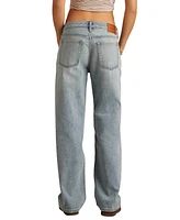 Lucky Brand Women's The Baggy High-Rise Faded Jeans