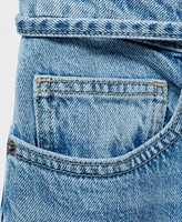 Mango Women's Belted Balloon Jeans