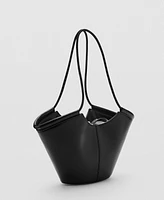 Mango Women's Shopper-Style Shoulder Bag