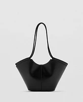 Mango Women's Shopper-Style Shoulder Bag